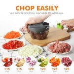 Ibergrif M501 Manual Food Chopper - Easy Onion Cutter