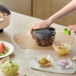 Ibergrif M501 Manual Food Chopper - Easy Onion Cutter