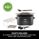 Ninja Foodi 8-in-1 Slow Cooker with Accessories