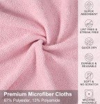 UPSTAR Reusable Microfiber Cleaning Cloths - 50 Pack