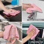 UPSTAR Reusable Microfiber Cleaning Cloths - 50 Pack