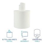 Boardwalk Center-Pull Roll Towels, 2-Ply, 3600 Pack