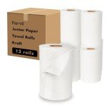 Karat Junior Paper Towel Rolls - Case of 12