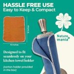 Naturemania 24-Pack Reusable Cotton Paper Towels