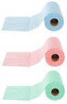 3 Pack Reusable Paper Towels in Red, Green, Blue