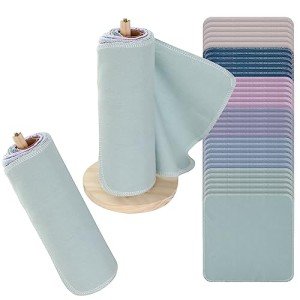 48 Pack Reusable Cotton Flannel Paper Towels