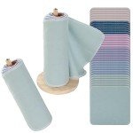 48 Pack Reusable Cotton Flannel Paper Towels