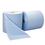 12 Blue 2-Ply Centerfeed Paper Towel Rolls