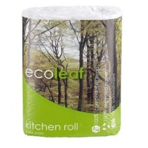 Ecoleaf 3-Ply Kitchen Towels - 7 Rolls