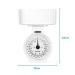 Salter Mini Analog Kitchen Scale with Detachable Bowl