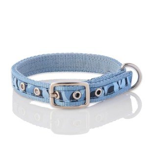 Adjustable Camo-Navy Dog Collar for All Breeds