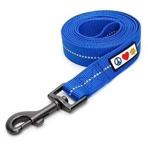 Eco-Friendly 6 FT Reflective Dog Leash - Blue