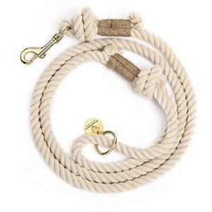 Organic Cotton Rope Leash for Small Dogs - 5FT