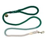 Green Ombre Cotton Rope Dog Leash - 5FT