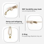 Organic Cotton Rope Leash for Small Dogs - 5FT