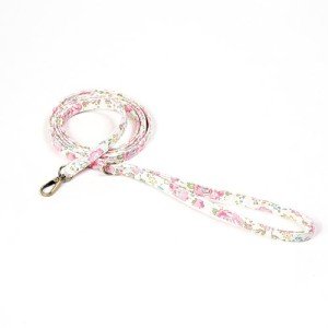 Organic Cotton Dog Leash with Brass Hardware - 6FT