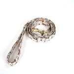 Organic Cotton Dog Leash with Brass Hardware - 6FT