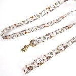 Organic Cotton Dog Leash with Brass Hardware - 6FT