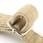 Eco-Friendly Hemp Dog Collar - Khaki, XS