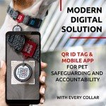 Reflective Eco-Friendly Dog Collar with QR ID Tag