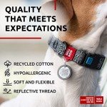 Reflective Eco-Friendly Dog Collar with QR ID Tag