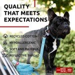 WAUDOG Eco-Friendly Cotton Dog Leash and Collar