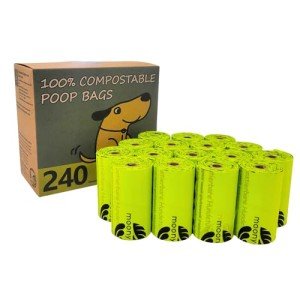 Eco-Friendly Compostable Dog Poop Bags – 240 Count