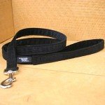 Hemp Corduroy Dog Leash - 6 ft Black