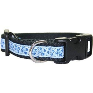 Retro Hemp Canvas Dog Collar - Fun Patterns