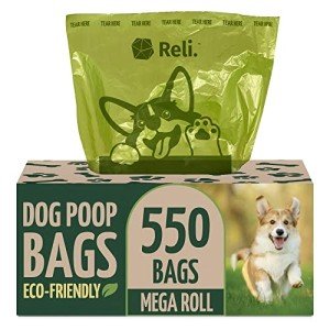 Eco-Friendly Biodegradable Dog Poop Bags - 550 Count