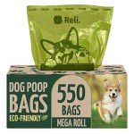 Eco-Friendly Biodegradable Dog Poop Bags - 550 Count