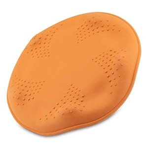 Beco Flyer Natural Rubber Dog Fetch Frisbee - Orange