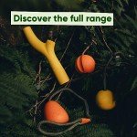 Beco Natural Rubber Egg-Shaped Dog Toy with Rope