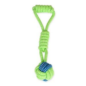Eco-Friendly Knotted Dog Toy for Small Dogs