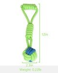 Eco-Friendly Knotted Dog Toy for Small Dogs