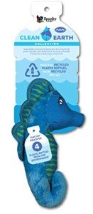 Eco-Friendly Recycled Seahorse Dog Toy for Pets