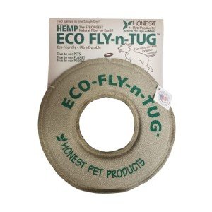 Eco-Friendly Hemp Dog Frisbee & Tug Toy