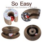 Transformable Interactive Fun Track Ball for Pets