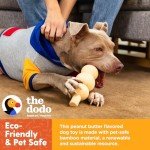 Eco-Friendly Peanut Butter Dental Dog Chew Toy