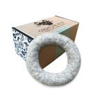 Eco-Friendly Organic Wool Dog Ring Toy