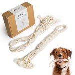 Natural Cotton Rope Toys for Dogs - 2-Pack