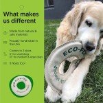 Eco-Friendly Hemp Dog Frisbee & Tug Toy