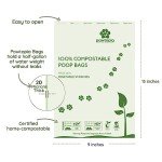 Pawtria Compostable Biodegradable Dog Poop Bags - 120 Count