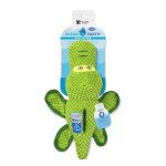 Eco-Friendly Gator Dog Toy with Squeaker