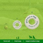 Eco-Friendly Hemp Dog Frisbee & Tug Toy