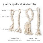 Natural Cotton Rope Toys for Dogs - 2-Pack
