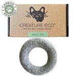 Eco-Friendly Organic Wool Dog Ring Toy