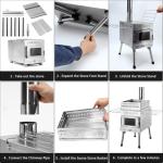 WillowyBe Outdoor Sauna Hot Tent with Rocket Stove