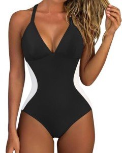 Slimming Tummy Control One Piece Swimsuit for Women