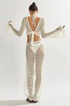 Chic Women's Crochet Bikini Cover Up Set